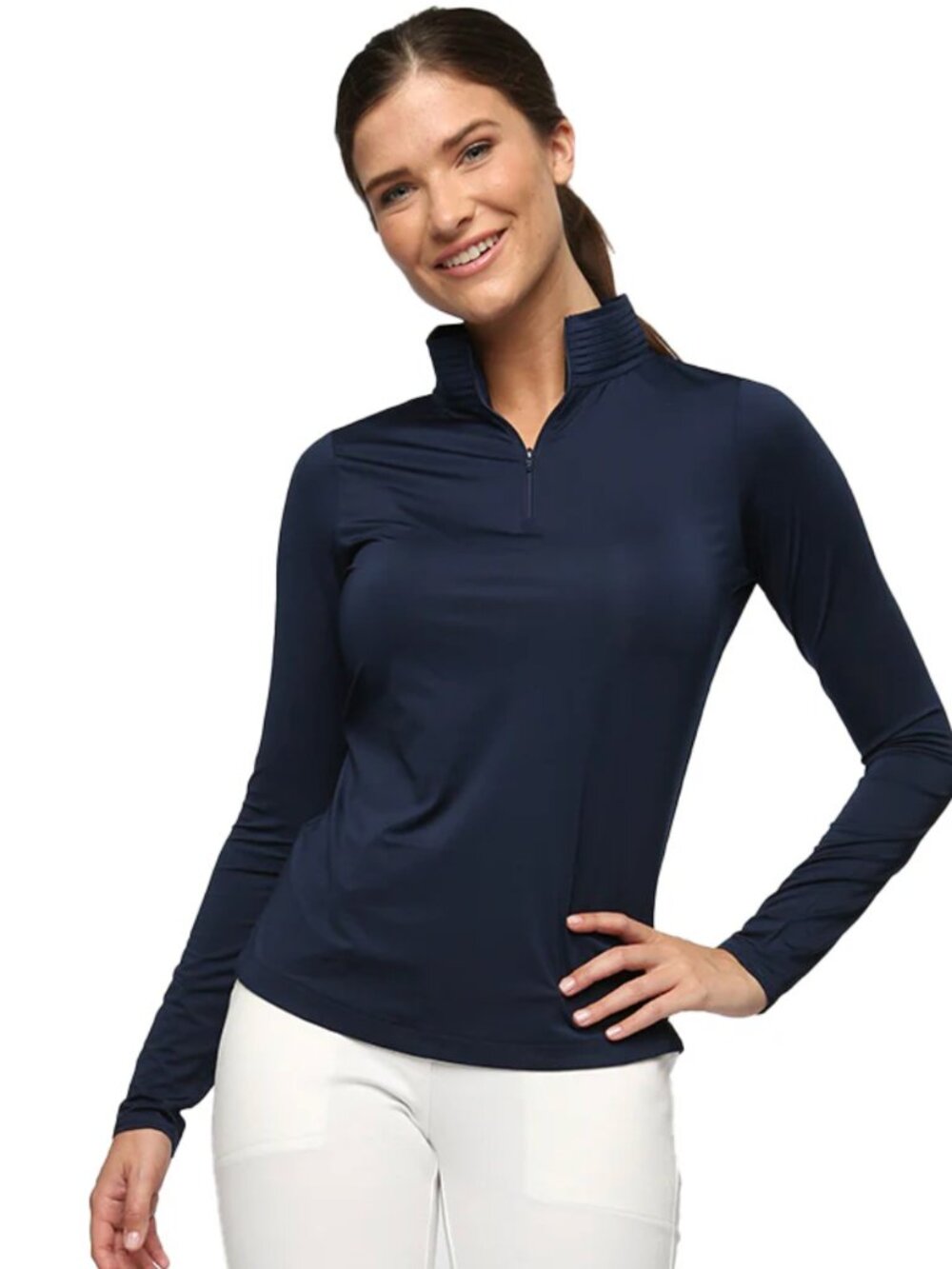 Belyn Key | BK Mock Long Sleeve in Ink
